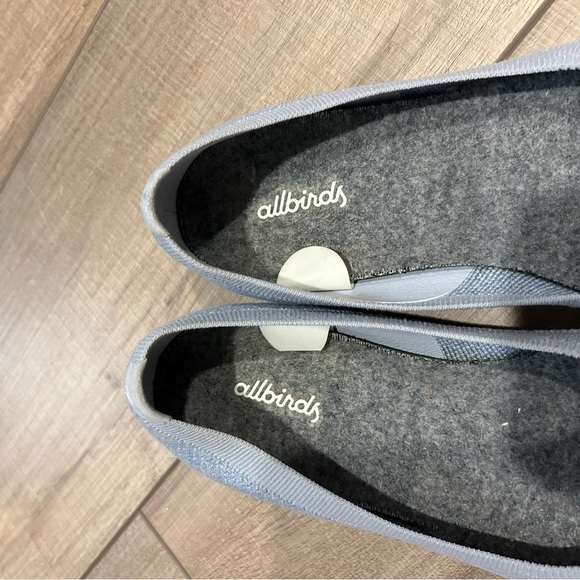 Allbirds Tree Breezers Ballet Flats Shoes Womens 7.5 Whitecap Blue Sole Vegan - Picture 8 of 12